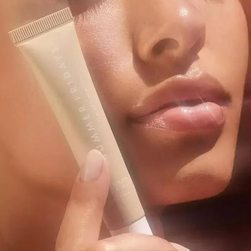 Vanilla-scented and flavored lip balm