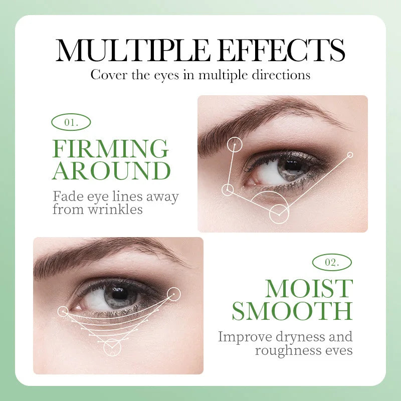 Hydrating and firming eye masks with aloe vera and collagen