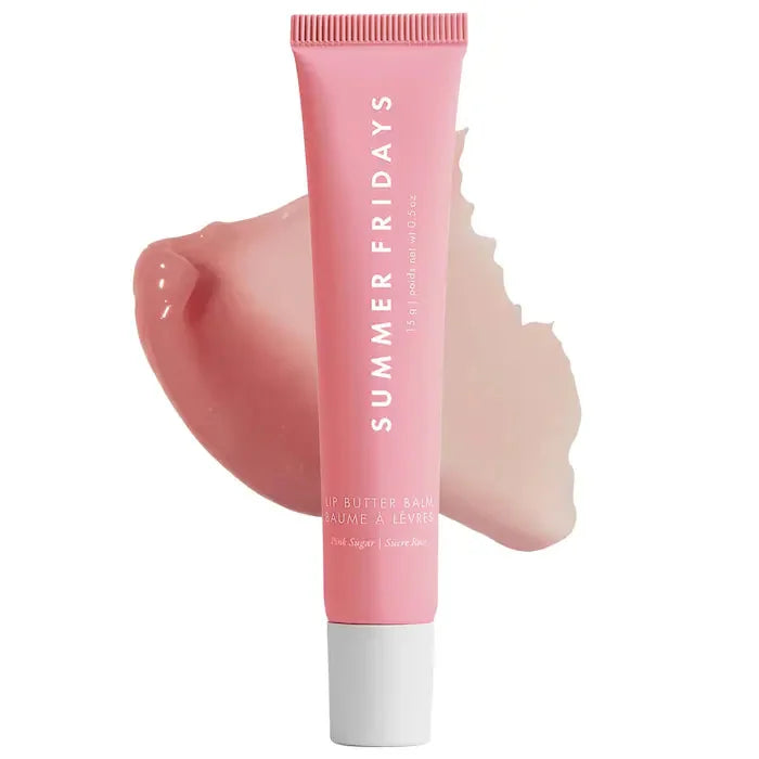 Pink sugar scent and flavor lip balm