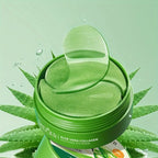 Hydrating and firming eye masks with aloe vera and collagen