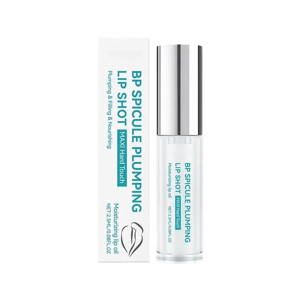 Transparent lip oil, deeply moisturizes and repairs dry and chapped lips