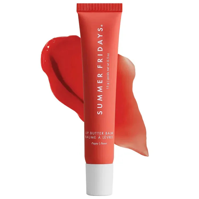 Poppy-scented lip balm